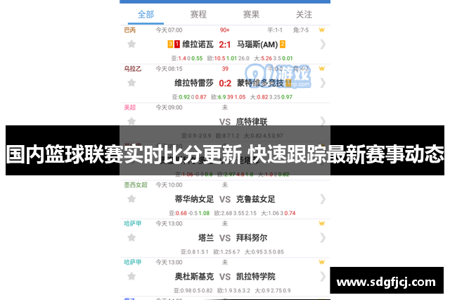 国内篮球联赛实时比分更新 快速跟踪最新赛事动态