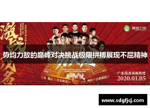 势均力敌的巅峰对决挑战极限拼搏展现不屈精神