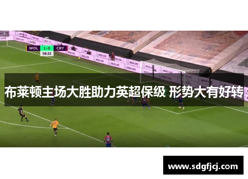 布莱顿主场大胜助力英超保级 形势大有好转